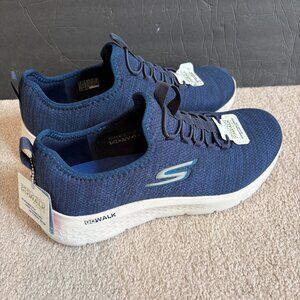 Skechers Go Walk Flex Men's Casual Sneakers Size 9W Blue White 216484ww NWT